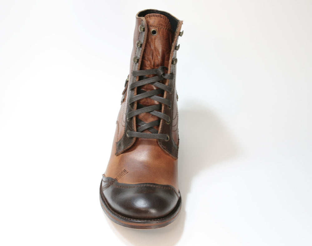 7825 Sendra Schnürschuhe WIDE Ecopel Fango