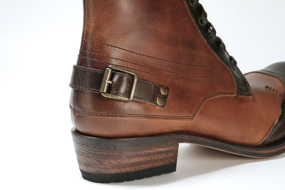 7825 Sendra Schnürschuhe WIDE Ecopel Fango