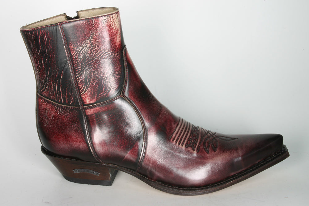 7826 Sendra Stiefelette Denver Rojo Dirty