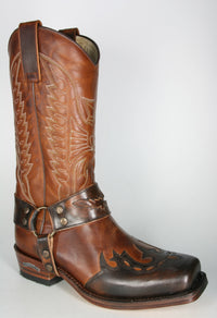 7862 Sendra Bikerboots STRONG Britnes Marron