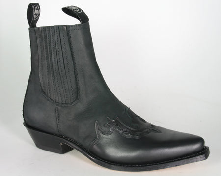 7959 Sendra Cowboy-Stiefeletten Negro