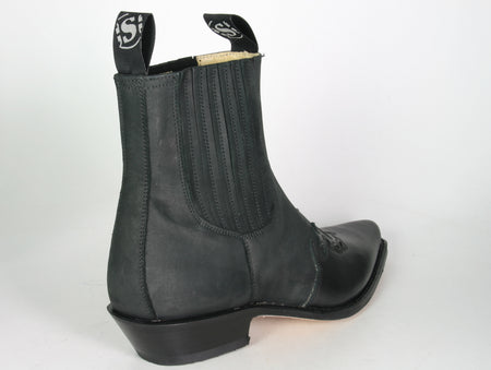 7959 Sendra Cowboy-Stiefeletten Negro