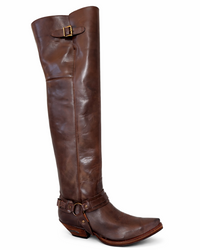 7977 Sendra Boots Overknees Snowbut Marron