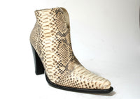 7981 Sendra Stiefelette High Heel Python Natural