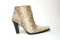 7981 Sendra Stiefelette High Heel Python Natural