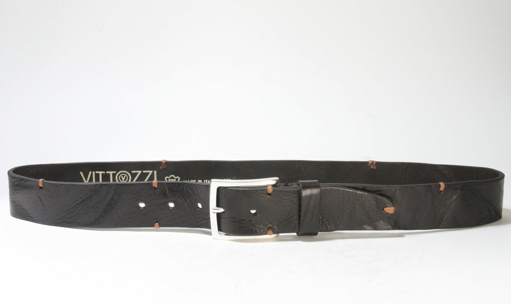 800 Vittozzi Leather Belt Brown