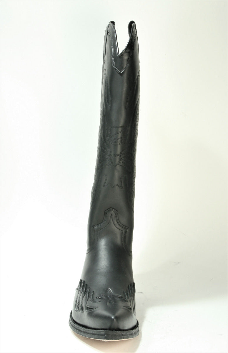 8029 Sendra Cowboy Boots High Shaft Black