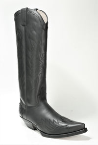 8029 Sendra Cowboy Boots High Shaft Black