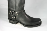 8105 Sendra Bikerboots Overknees Negro