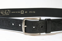 816 Vittozzi Gürtel Black Floral