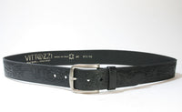 816 Vittozzi Gürtel Black Floral