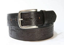 816 Vittozzi Belt Brown Floral 