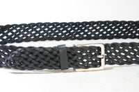 817 Vittozzi braided belt blue