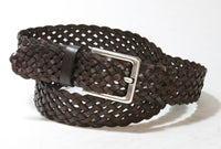 817 Vittozzi braided belt brown