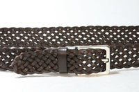 817 Vittozzi braided belt brown