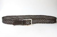 817 Vittozzi braided belt brown