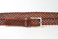 817 Vittozzi braided belt cognac