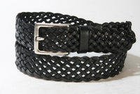 817 Vittozzi braided belt black