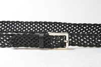 817 Vittozzi braided belt black