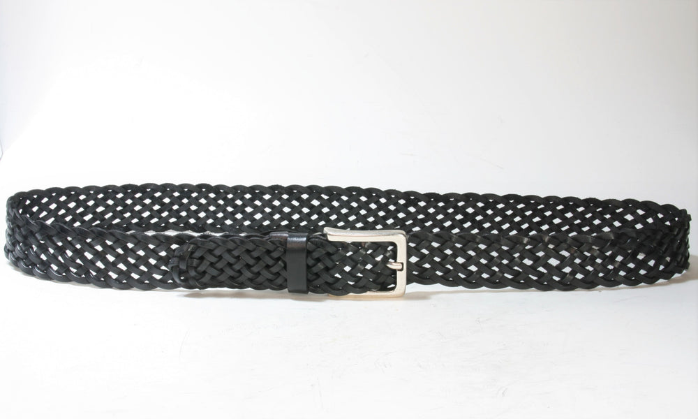 817 Vittozzi braided belt black
