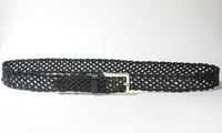 817 Vittozzi braided belt black