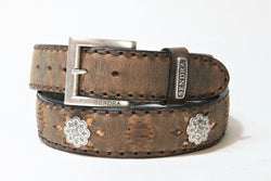 8277 Sendra Ledergürtel Mad Dog Tang mit Conchos