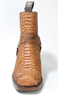 8286 Sendra Boots Python Barr Flyer Cuero Mate