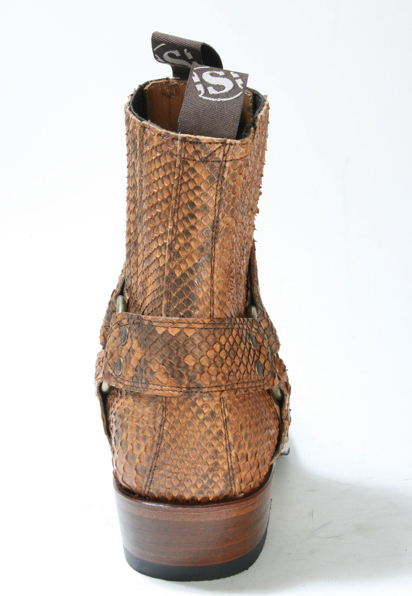 8286 Sendra Boots Python Barr Flyer Cuero Mate
