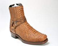 8286 Sendra Boots Python Barr Flyer Cuero Mate