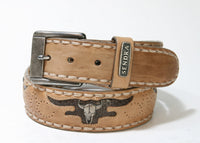 8322 Sendra belt nubuck light brown