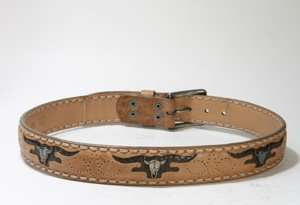 8322 Sendra belt nubuck light brown