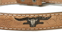 8322 Sendra belt nubuck light brown