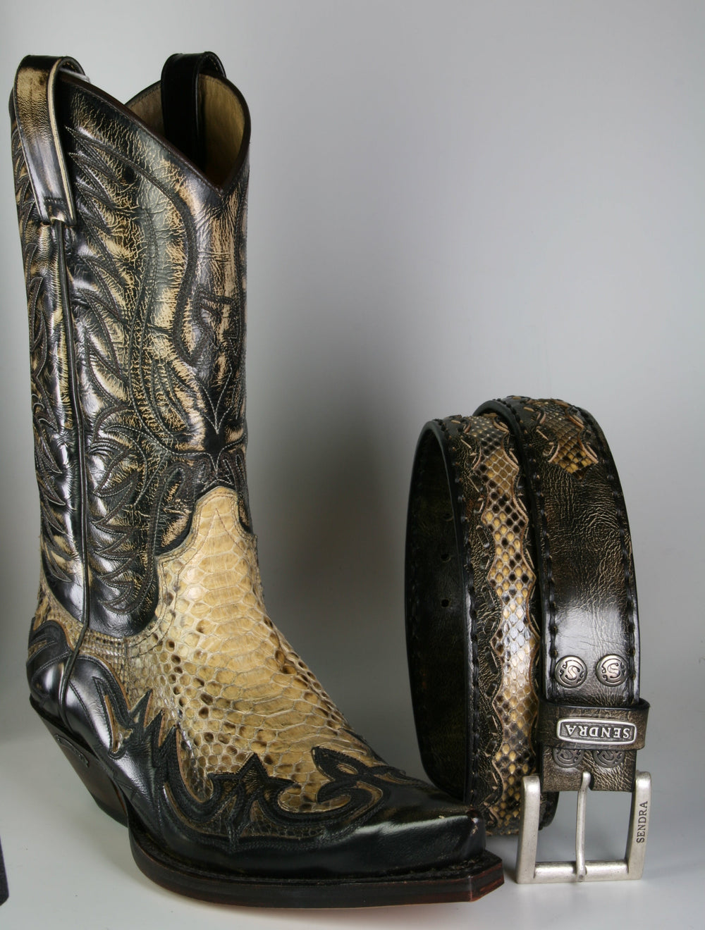 8347 Sendra Belt Denver Tierra Python Panizo