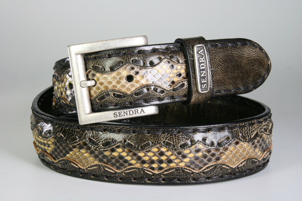 8347 Sendra Belt Denver Tierra Python Panizo