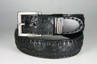 8347 Sendra Belt Negro Python Negro
