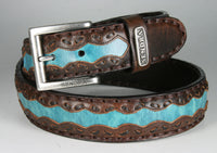 8347 Sendra Gürtel Britnes Flo. Marron Turquesa