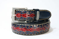 8347 Sendra Gürtel Hurr. Ducados Python Rojo