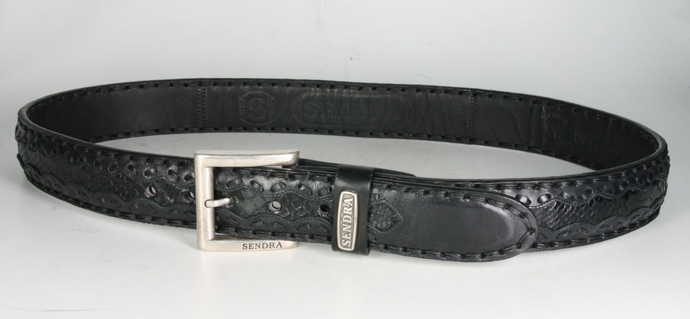 8347 Sendra Belt Negro Python Negro