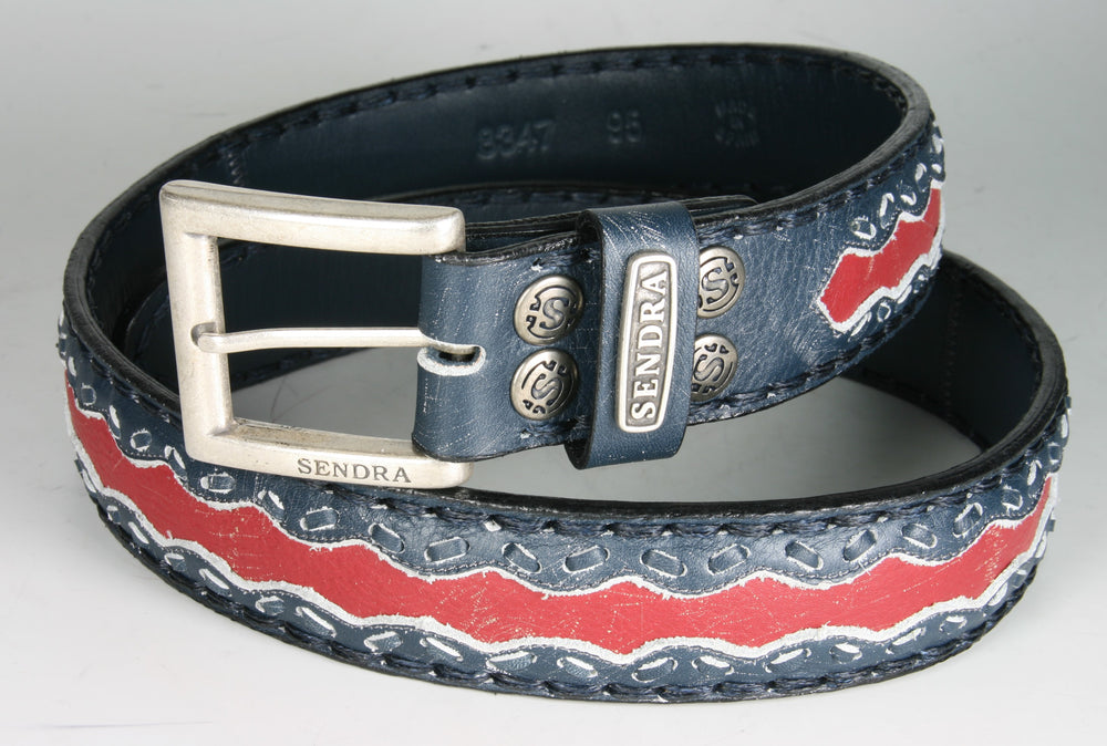 8347 Sendra Belt Raspado Azul Baly Azulon
