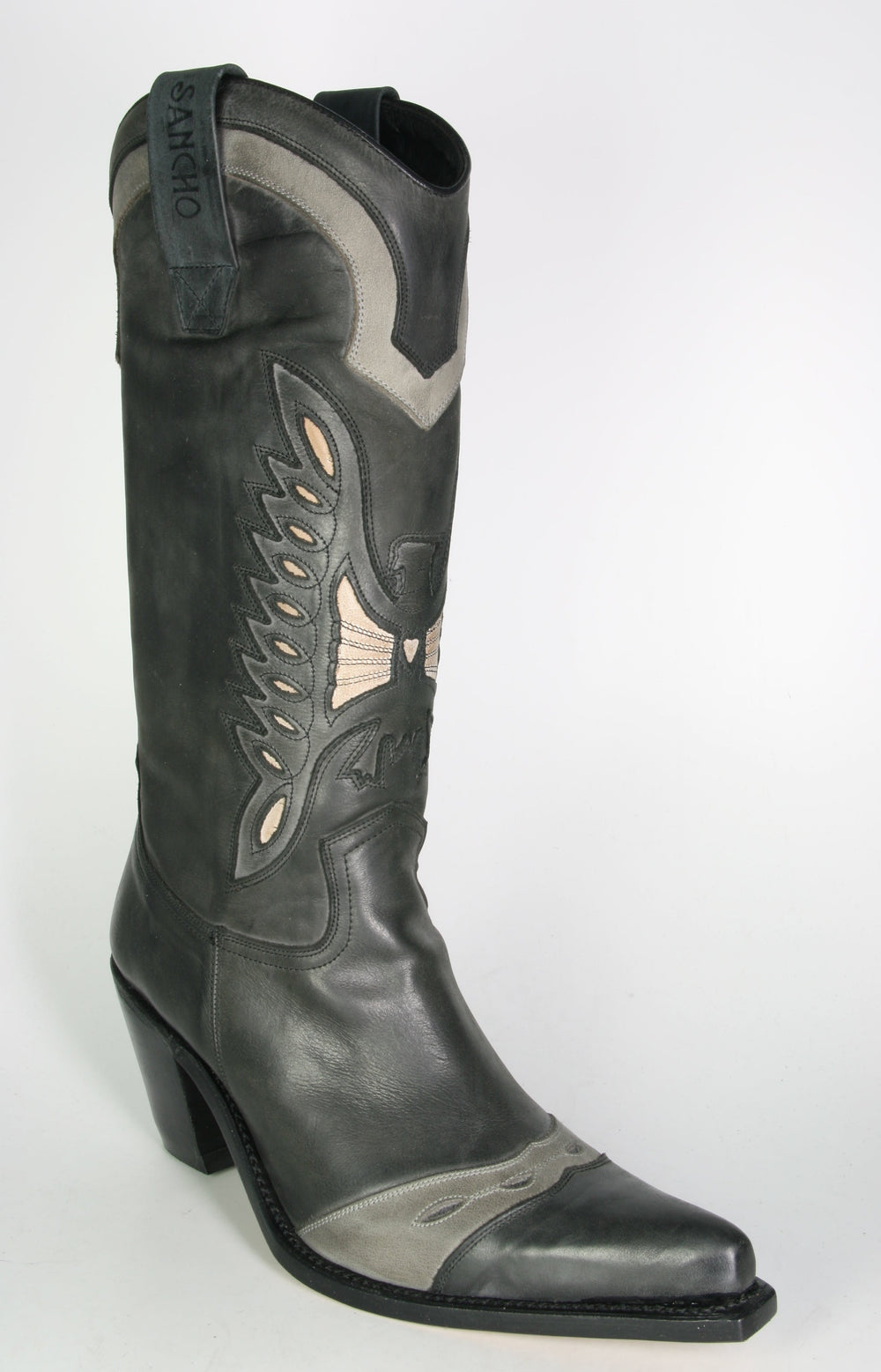8413 Cowboystiefel Sancho Sahara Negro