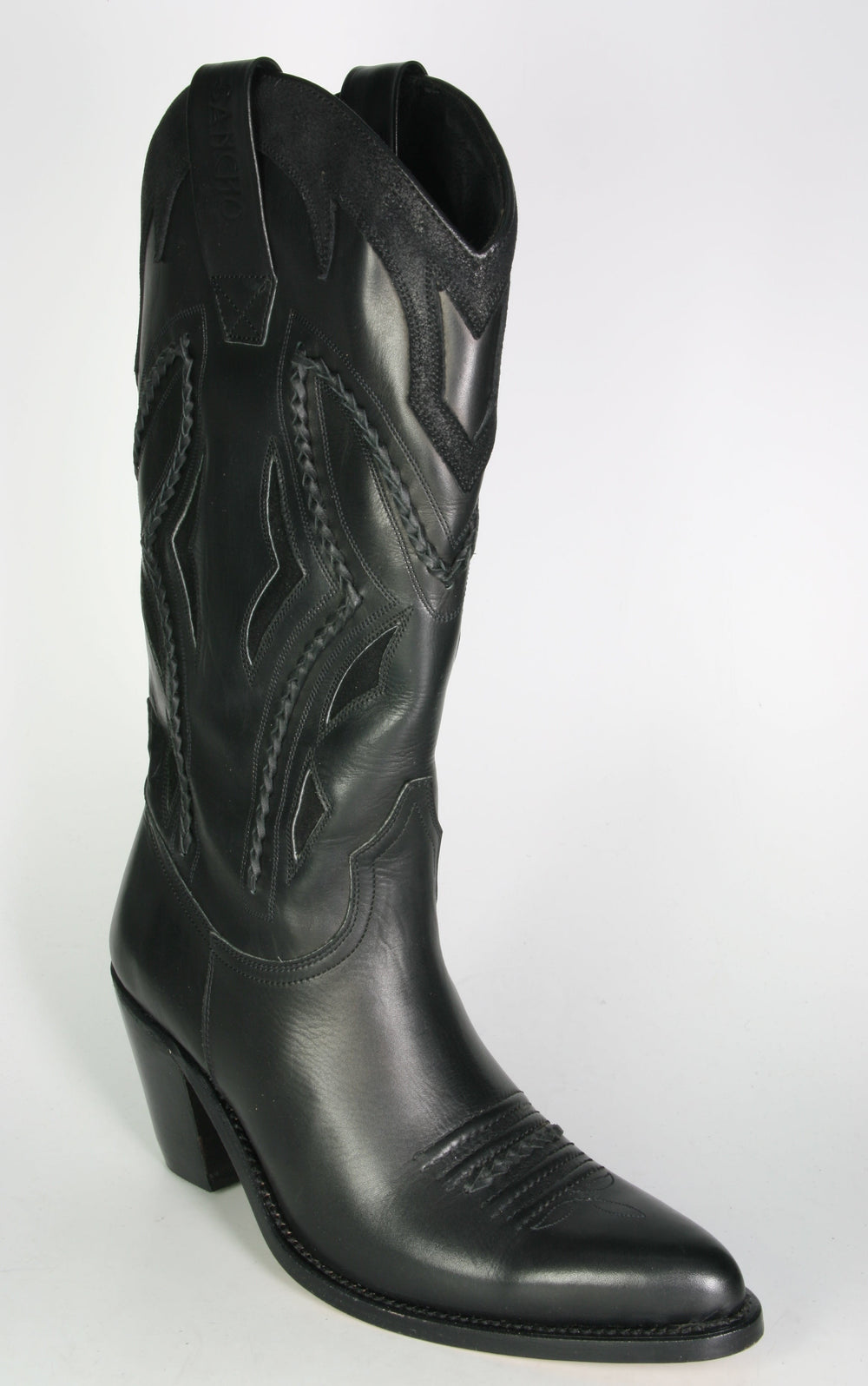8448 Sancho cowboy boots Negro