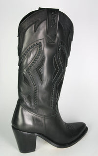 8448 Sancho cowboy boots Negro