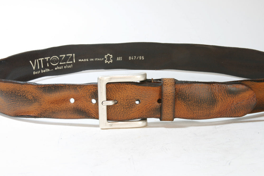 847 Vittozzi belt Pachino cognac