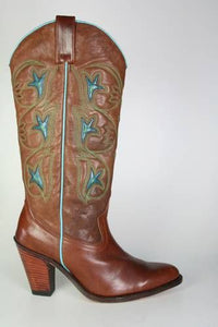 8526 Sendra Cowboystiefel London Brown