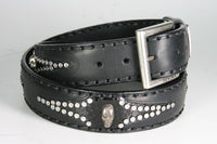 8580 Sendra belt black skull