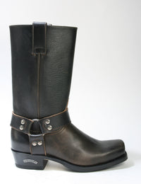 8833 Sendra Bikerboots Blues Biscuit Black