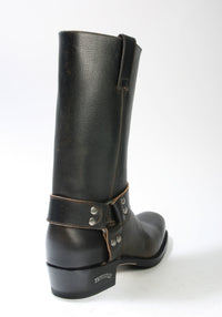 8833 Sendra Bikerboots Blues Biscuit Black
