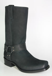 8833 Sendra Biker Boots Nubuck Negro