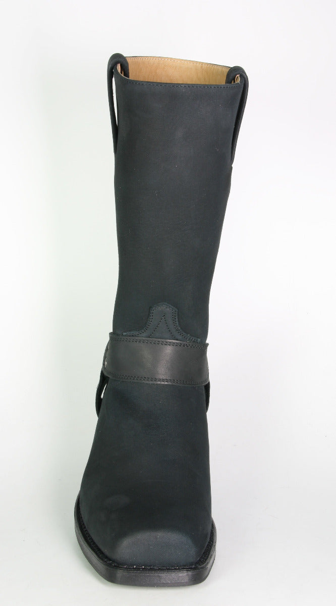 8833 Sendra Biker Boots Nubuck Negro
