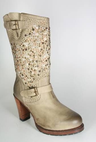8835 Sendra Stiefel Barbara Floter Beige